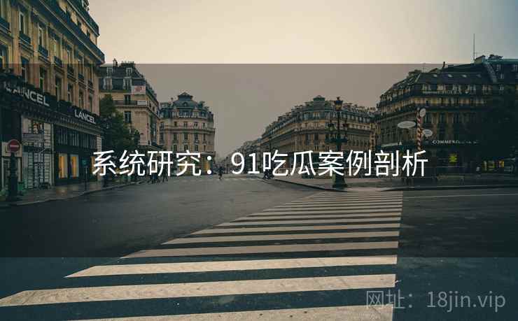 系统研究：91吃瓜案例剖析