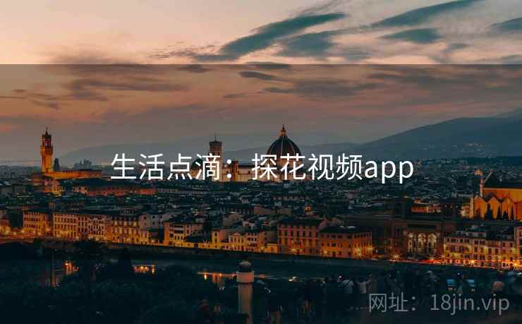 生活点滴：探花视频app